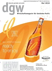 Titelbild der Ausgabe 5/2010 von dgw deutsche getränke wirtschaft. Diese Zeitschrift und viele weitere Gastronomiezeitschriften, Fashionmagazine, Beautymagazine als Abo oder epaper bei United Kiosk online kaufen.