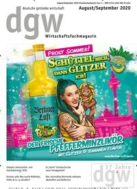 Titelbild der Ausgabe 9/2020 von dgw deutsche getränke wirtschaft. Diese Zeitschrift und viele weitere Gastronomiezeitschriften, Fashionmagazine, Beautymagazine als Abo oder epaper bei United Kiosk online kaufen.