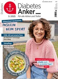 Titelbild der Ausgabe 5/2025 von Diabetes-Anker. Diese Zeitschrift und viele weitere Elternzeitschriften und Tierzeitschriften als Abo oder epaper bei United Kiosk online kaufen.