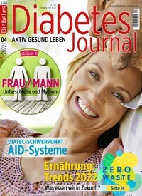 Titelbild der Ausgabe 4/2022 von Diabetes-Journal. Diese Zeitschrift und viele weitere Elternzeitschriften und Tierzeitschriften als Abo oder epaper bei United Kiosk online kaufen.