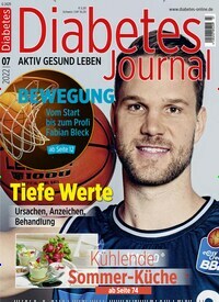 Titelbild der Ausgabe 7/2022 von Diabetes-Journal. Diese Zeitschrift und viele weitere Elternzeitschriften und Tierzeitschriften als Abo oder epaper bei United Kiosk online kaufen.