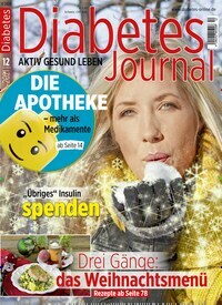 Titelbild der Ausgabe 12/2021 von Diabetes-Journal. Diese Zeitschrift und viele weitere Elternzeitschriften und Tierzeitschriften als Abo oder epaper bei United Kiosk online kaufen.