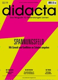 Titelbild der Ausgabe 2/2019 von didacta. Diese Zeitschrift und viele weitere Elternzeitschriften und Tierzeitschriften als Abo oder epaper bei United Kiosk online kaufen.