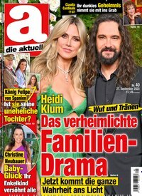 Titelbild der Ausgabe 40/2025 von die aktuelle. Diese Zeitschrift und viele weitere Frauenzeitschriften als Abo oder epaper bei United Kiosk online kaufen.