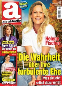 Titelbild der Ausgabe 42/2026 von die aktuelle. Diese Zeitschrift und viele weitere Frauenzeitschriften als Abo oder epaper bei United Kiosk online kaufen.