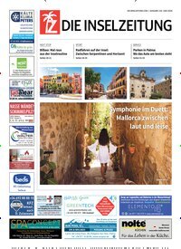 Titelbild der Ausgabe 156/2026 von Die Inselzeitung Mallorca. Diese Zeitschrift und viele weitere Zeitungsabos als Abo oder epaper bei United Kiosk online kaufen.