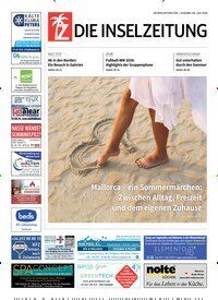 Titelbild der Ausgabe 158/2026 von Die Inselzeitung Mallorca. Diese Zeitschrift und viele weitere Zeitungsabos als Abo oder epaper bei United Kiosk online kaufen.