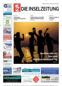 Titelbild der Ausgabe 159/2026 von Die Inselzeitung Mallorca. Diese Zeitschrift und viele weitere Zeitungsabos als Abo oder epaper bei United Kiosk online kaufen.