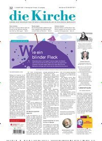 Titelbild der Ausgabe 32/2026 von Die Kirche. Diese Zeitschrift und viele weitere Kunstmagazine und Kulturmagazine als Abo oder epaper bei United Kiosk online kaufen.