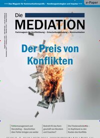 Titelbild der Ausgabe 2/2026 von Die Mediation. Diese Zeitschrift und viele weitere Wirtschaftsmagazine und Politikmagazine als Abo oder epaper bei United Kiosk online kaufen.