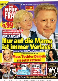 Titelbild der Ausgabe 18/2019 von Die neue Frau. Diese Zeitschrift und viele weitere Frauenzeitschriften als Abo oder epaper bei United Kiosk online kaufen.