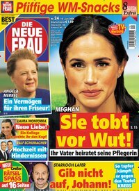 Titelbild der Ausgabe 24/2026 von Die neue Frau. Diese Zeitschrift und viele weitere Frauenzeitschriften als Abo oder epaper bei United Kiosk online kaufen.