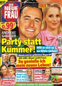Titelbild der Ausgabe 43/2019 von Die neue Frau. Diese Zeitschrift und viele weitere Frauenzeitschriften als Abo oder epaper bei United Kiosk online kaufen.