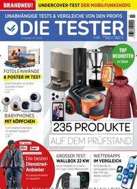 Titelbild der Ausgabe 3/2026 von Die Tester. Diese Zeitschrift und viele weitere Audiomagazine, Filmmagazine und Fotozeitschriften als Abo oder epaper bei United Kiosk online kaufen.