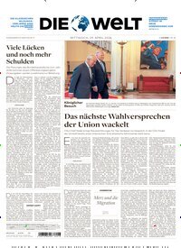 Titelbild der Ausgabe 82/2026 von Die Welt Gesamtausgabe. Diese Zeitschrift und viele weitere Zeitungsabos als Abo oder epaper bei United Kiosk online kaufen.