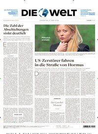Titelbild der Ausgabe 85/2026 von Die Welt Gesamtausgabe. Diese Zeitschrift und viele weitere Zeitungsabos als Abo oder epaper bei United Kiosk online kaufen.