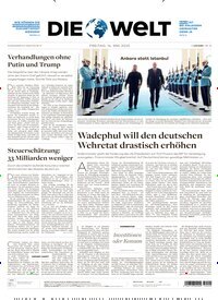 Titelbild der Ausgabe 94/2025 von Die Welt Gesamtausgabe. Diese Zeitschrift und viele weitere Zeitungsabos als Abo oder epaper bei United Kiosk online kaufen.