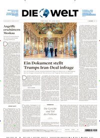 Titelbild der Ausgabe 116/2026 von Die Welt Gesamtausgabe. Diese Zeitschrift und viele weitere Zeitungsabos als Abo oder epaper bei United Kiosk online kaufen.