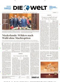 Titelbild der Ausgabe 210/2025 von Die Welt Gesamtausgabe. Diese Zeitschrift und viele weitere Zeitungsabos als Abo oder epaper bei United Kiosk online kaufen.