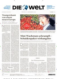 Titelbild der Ausgabe 240/2025 von Die Welt Gesamtausgabe. Diese Zeitschrift und viele weitere Zeitungsabos als Abo oder epaper bei United Kiosk online kaufen.