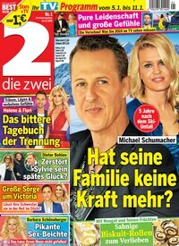 Titelbild der Ausgabe 1/2019 von die zwei. Diese Zeitschrift und viele weitere Programmzeitschriften als Abo oder epaper bei United Kiosk online kaufen.