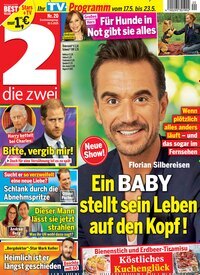 Titelbild der Ausgabe 20/2025 von die zwei. Diese Zeitschrift und viele weitere Programmzeitschriften als Abo oder epaper bei United Kiosk online kaufen.