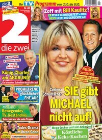 Titelbild der Ausgabe 40/2026 von die zwei. Diese Zeitschrift und viele weitere Programmzeitschriften als Abo oder epaper bei United Kiosk online kaufen.