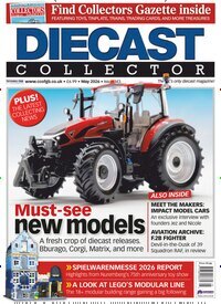 Titelbild der Ausgabe 5/2026 von Diecast Collector. Diese Zeitschrift und viele weitere Computerzeitschriften, Tabletmagazine und Smartphonemagazine als Abo oder epaper bei United Kiosk online kaufen.