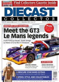 Titelbild der Ausgabe 11/2025 von Diecast Collector. Diese Zeitschrift und viele weitere Computerzeitschriften, Tabletmagazine und Smartphonemagazine als Abo oder epaper bei United Kiosk online kaufen.