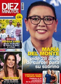 Titelbild der Ausgabe 865/2025 von Diez minutos. Diese Zeitschrift und viele weitere Frauenzeitschriften als Abo oder epaper bei United Kiosk online kaufen.