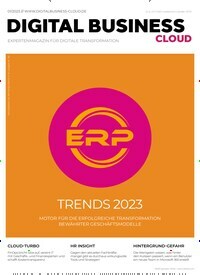 Titelbild der Ausgabe 1/2023 von Digital Business Cloud. Diese Zeitschrift und viele weitere Businessmagazine als Abo oder epaper bei United Kiosk online kaufen.