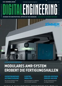 Titelbild der Ausgabe 8/2023 von Digital Engineering Magazin. Diese Zeitschrift und viele weitere Industriemagazine und Handwerkmagazine als Abo oder epaper bei United Kiosk online kaufen.