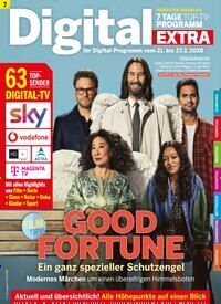 Titelbild der Ausgabe 7/2026 von Digital EXTRA. Diese Zeitschrift und viele weitere Programmzeitschriften als Abo oder epaper bei United Kiosk online kaufen.
