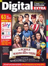 Titelbild der Ausgabe 20/2026 von Digital EXTRA. Diese Zeitschrift und viele weitere Programmzeitschriften als Abo oder epaper bei United Kiosk online kaufen.