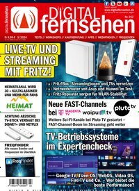 Titelbild der Ausgabe 3/2026 von Digital Fernsehen. Diese Zeitschrift und viele weitere Audiomagazine, Filmmagazine und Fotozeitschriften als Abo oder epaper bei United Kiosk online kaufen.