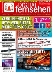 Titelbild der Ausgabe 7/2026 von Digital Fernsehen. Diese Zeitschrift und viele weitere Audiomagazine, Filmmagazine und Fotozeitschriften als Abo oder epaper bei United Kiosk online kaufen.