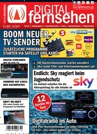 Titelbild der Ausgabe 10/2019 von Digital Fernsehen. Diese Zeitschrift und viele weitere Audiomagazine, Filmmagazine und Fotozeitschriften als Abo oder epaper bei United Kiosk online kaufen.