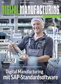 Titelbild der Ausgabe 4/2021 von Digital Manufacturing. Diese Zeitschrift und viele weitere Industriemagazine und Handwerkmagazine als Abo oder epaper bei United Kiosk online kaufen.