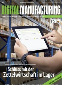 Titelbild der Ausgabe 5/2021 von Digital Manufacturing. Diese Zeitschrift und viele weitere Industriemagazine und Handwerkmagazine als Abo oder epaper bei United Kiosk online kaufen.