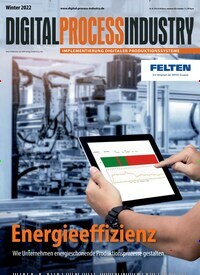 Titelbild der Ausgabe 4/2022 von Digital Process Industry. Diese Zeitschrift und viele weitere Industriemagazine und Handwerkmagazine als Abo oder epaper bei United Kiosk online kaufen.