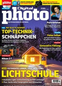 Titelbild der Ausgabe 1/2024 von DigitalPHOTO. Diese Zeitschrift und viele weitere Audiomagazine, Filmmagazine und Fotozeitschriften als Abo oder epaper bei United Kiosk online kaufen.