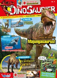 Titelbild der Ausgabe 4/2026 von Dinosaurier. Diese Zeitschrift und viele weitere Jugendzeitschriften und Kinderzeitschriften als Abo oder epaper bei United Kiosk online kaufen.