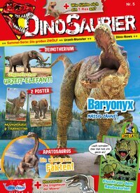 Titelbild der Ausgabe 5/2026 von Dinosaurier. Diese Zeitschrift und viele weitere Jugendzeitschriften und Kinderzeitschriften als Abo oder epaper bei United Kiosk online kaufen.