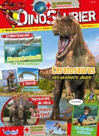 Titelbild der Ausgabe 6/2025 von Dinosaurier. Diese Zeitschrift und viele weitere Jugendzeitschriften und Kinderzeitschriften als Abo oder epaper bei United Kiosk online kaufen.