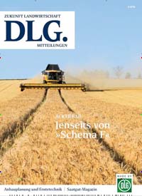 Titelbild der Ausgabe 1/2021 von DLG-Mitteilungen. Diese Zeitschrift und viele weitere Naturzeitschriften, Landwirtschaftszeitungen und Umweltmagazine als Abo oder epaper bei United Kiosk online kaufen.