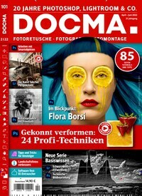 Titelbild der Ausgabe 2/2022 von DOCMA. Diese Zeitschrift und viele weitere Audiomagazine, Filmmagazine und Fotozeitschriften als Abo oder epaper bei United Kiosk online kaufen.