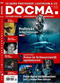 Titelbild der Ausgabe 4/2022 von DOCMA. Diese Zeitschrift und viele weitere Audiomagazine, Filmmagazine und Fotozeitschriften als Abo oder epaper bei United Kiosk online kaufen.