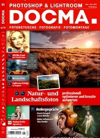 Titelbild der Ausgabe 6/2019 von DOCMA. Diese Zeitschrift und viele weitere Audiomagazine, Filmmagazine und Fotozeitschriften als Abo oder epaper bei United Kiosk online kaufen.