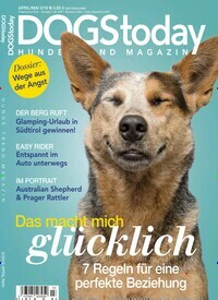 Titelbild der Ausgabe 3/2019 von DOGS Today. Diese Zeitschrift und viele weitere Elternzeitschriften und Tierzeitschriften als Abo oder epaper bei United Kiosk online kaufen.
