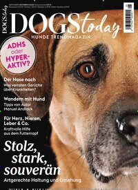 Titelbild der Ausgabe 5/2025 von DOGS Today. Diese Zeitschrift und viele weitere Elternzeitschriften und Tierzeitschriften als Abo oder epaper bei United Kiosk online kaufen.
